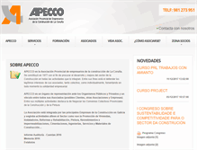 Tablet Screenshot of apecco.com